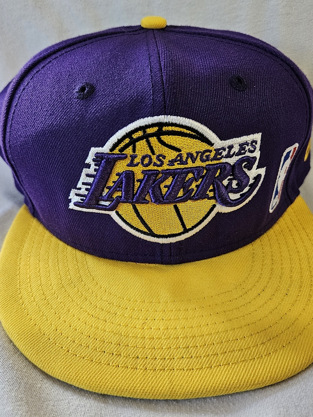 New Era Kids Purple and Yellow Los Angeles Lakers Snapback Hat